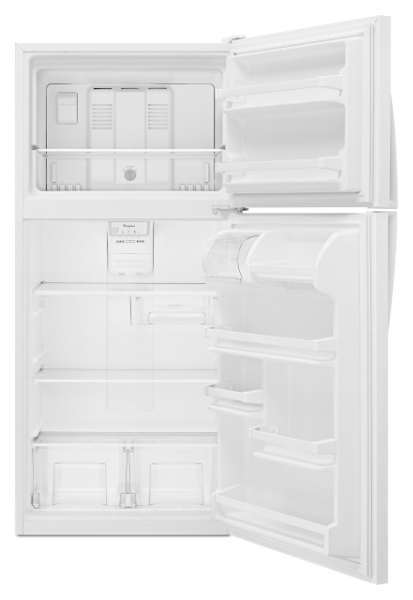 Whirlpool 30-inch Wide Top Freezer Refrigerator - 18 cu. ft.-WRT318FZDW