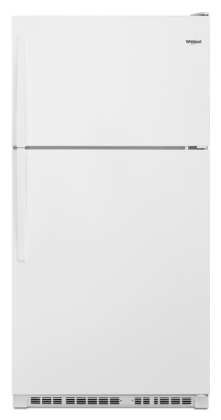 Whirlpool 33-inch Wide Top Freezer Refrigerator - 20 cu. ft.-WRT311FZDW