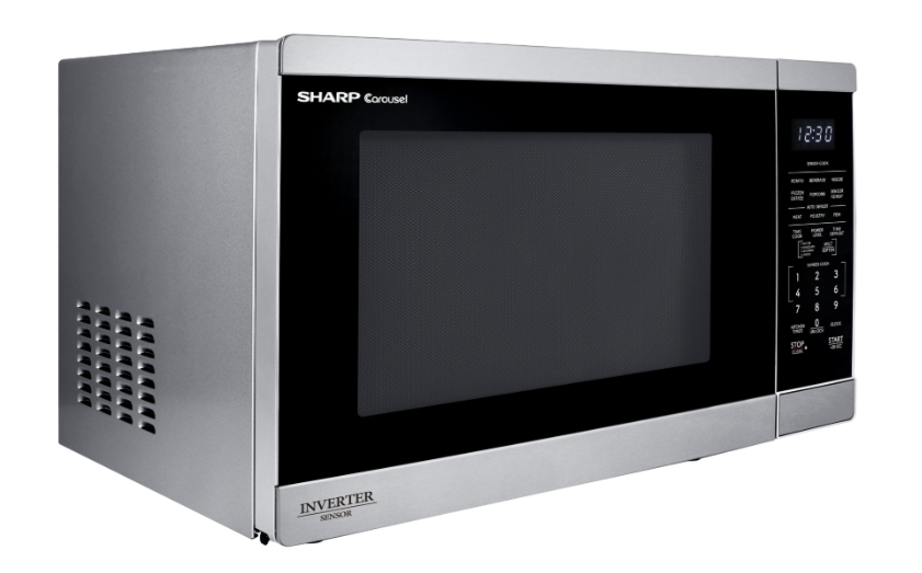 Sharp 1.4 cu. ft. 1100W Stainless Steel Countertop Microwave Oven with Inverter Technology