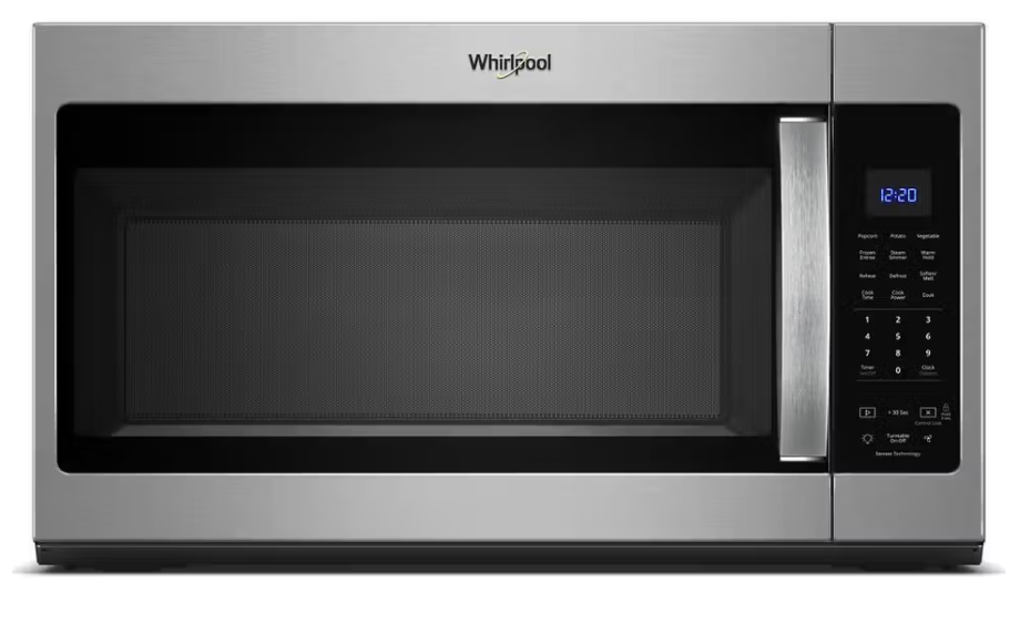 Whirlpool Over the Range 1.9 cu. ft. Capacity Steam Microwave with Sensor Cooking