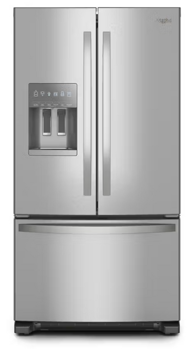 Whirlpool 36-Inch Wide French Door Bottom Mount Refrigerator - 25 cu. ft.