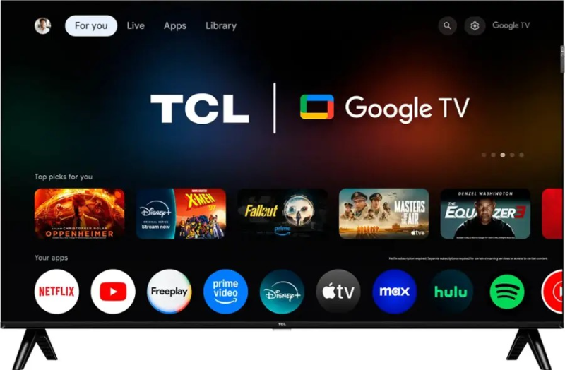 TCL - 40" Class Q3K Series 1080P FHD QLED Smart TV with Google TV-40Q3K