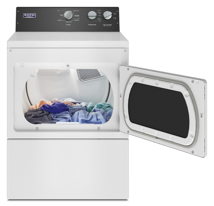 Maytag Commercial-Grade Residential Electric Dryer - 7.4 cu. ft.-MEDP586KW