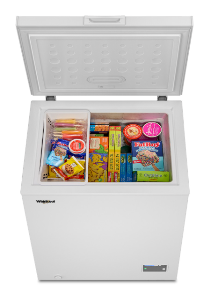 Whirlpool 5 cu. ft. Chest Freezer with 1 Storage Basket-WZCN315TW
