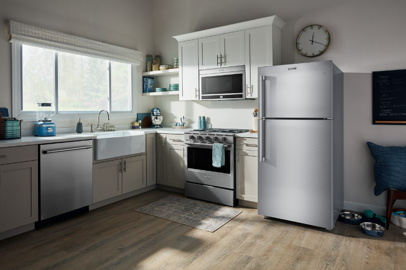 Maytag 30-Inch Wide Top-Freezer Refrigerator with Garage Mode?19 Cu. Ft.-MRTX5119SZ
