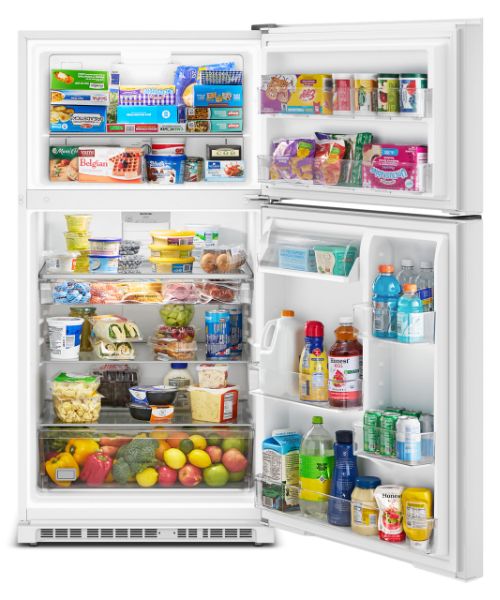 Maytag 33-Inch Wide Top-Freezer Refrigerator with Garage Mode?21 Cu. Ft.-MRTX5121TW