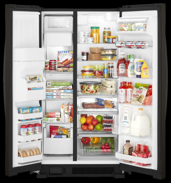 Whirlpool 33-inch Wide Side-by-Side Refrigerator - 21 cu. ft.-WRS321SDHV