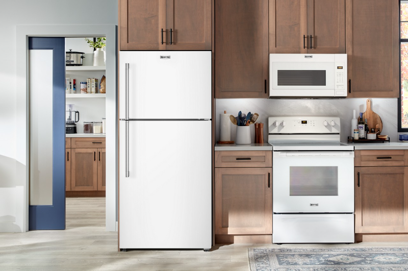 Maytag 30-Inch Wide Top-Freezer Refrigerator with Garage Mode?19 Cu. Ft.-MRTX5119SW