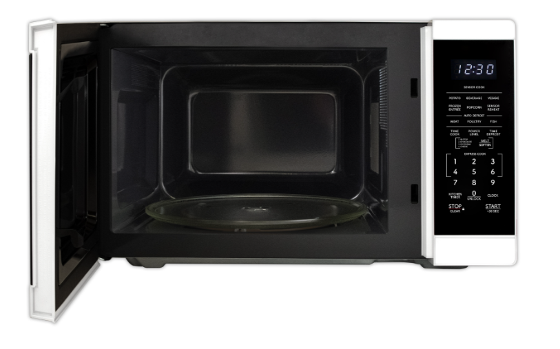 Sharp 1.4 cu. ft. 1100W White Countertop Microwave Oven