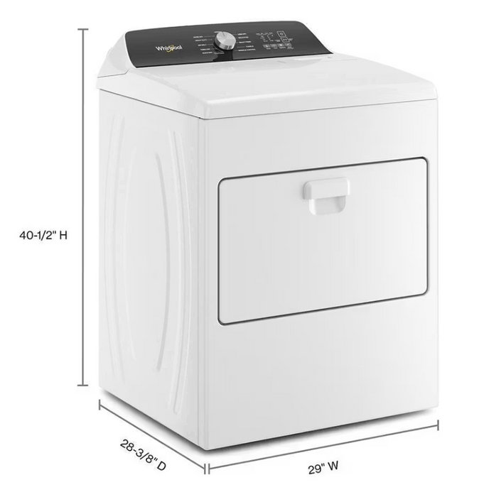 Whirlpool 7.0 Cu. Ft. Top Load Electric Moisture Sensing Dryer