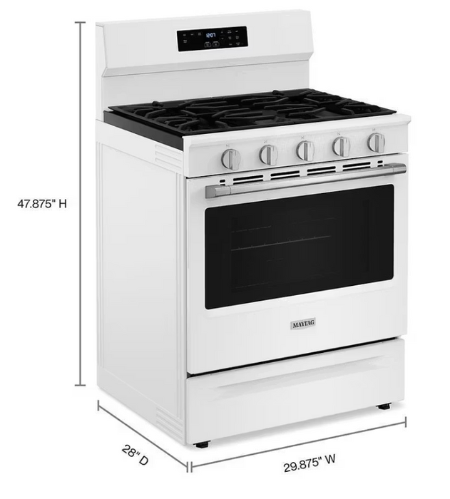 Maytag 30-Inch Wide Electric Range With Steam Clean - 5.3 cu. ft.