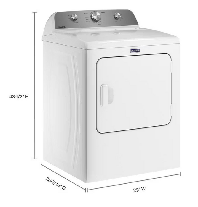 Maytag Top Load Electric Wrinkle Prevent Dryer - 7.0 cu. ft.