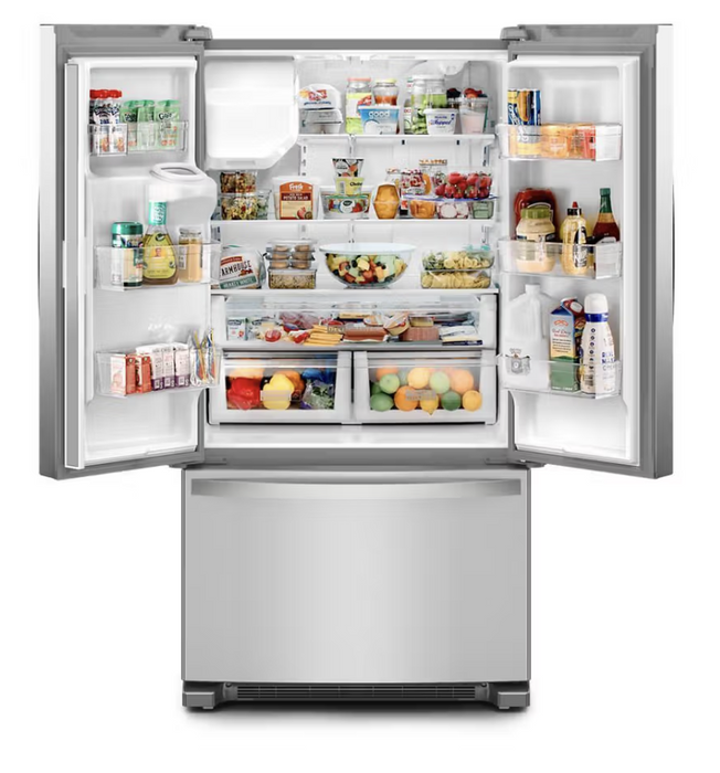 Whirlpool 36-Inch Wide French Door Bottom Mount Refrigerator - 25 cu. ft.