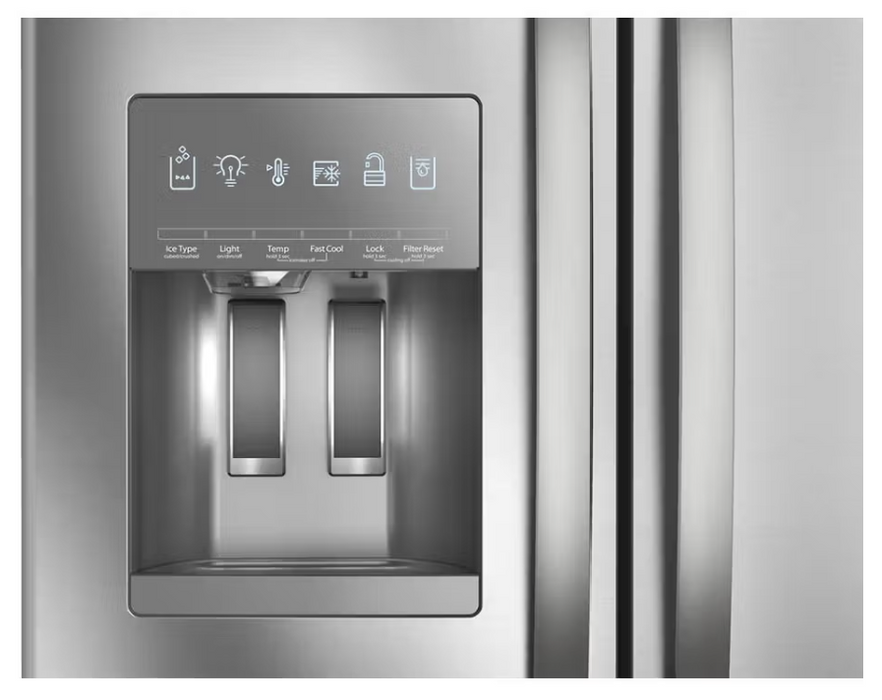 Whirlpool 36-Inch Wide French Door Bottom Mount Refrigerator - 25 cu. ft.