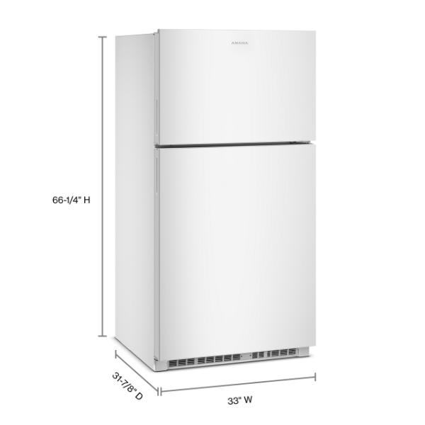 Amana 33-Inch Wide Top-Freezer Refrigerator With Dual Crisper Drawers?21 Cu. Ft.-ARTX2021TW