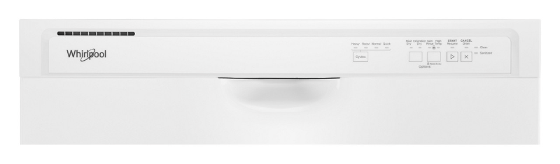 Whirlpool White Dishwasher-WDF341PAPW