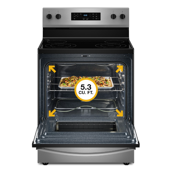 Whirlpool 30-inch Electric Range with No Preheat Mode-WFES3030RB