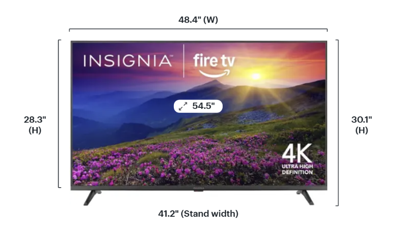 Insignia - 55" Class F50 Series LED 4K UHD Smart Fire TV-NS-55F501NA26