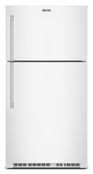 Maytag 33-Inch Wide Top-Freezer Refrigerator with Garage Mode?21 Cu. Ft.-MRTX5121TW