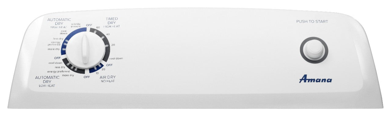 Amana 6.5 cu. ft. Electric Dryer with Wrinkle Prevent Option
