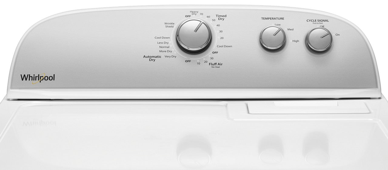 Whirlpool 7.0 cu. ft. Top Load Electric Dryer with AutoDry™ Drying System