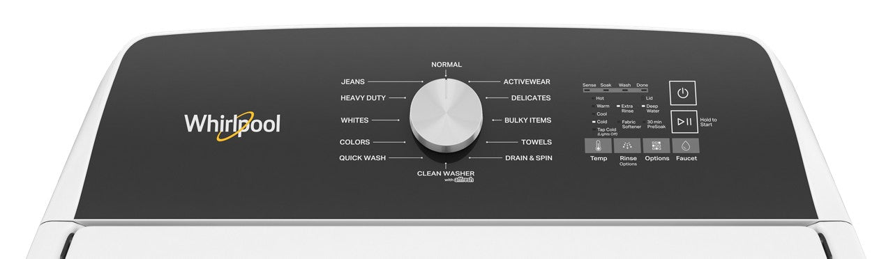 Whirlpool 4.5 Cu. Ft. Top Load Agitator Washer with Built-In Faucet