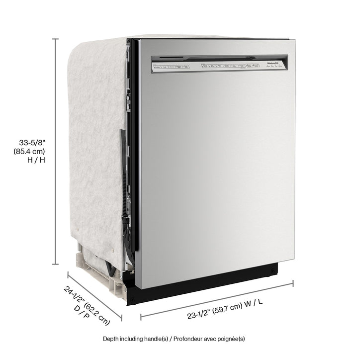 Kitchenaid Third Level Utensil Rack Dishwasher with 30+ Total Wash Jets, 39 dBA