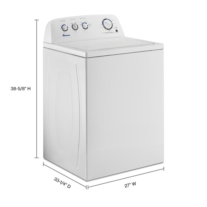 Amana 3.8 Cu. Ft. Large Capacity Top Load Washer with High-Efficiency Agitator