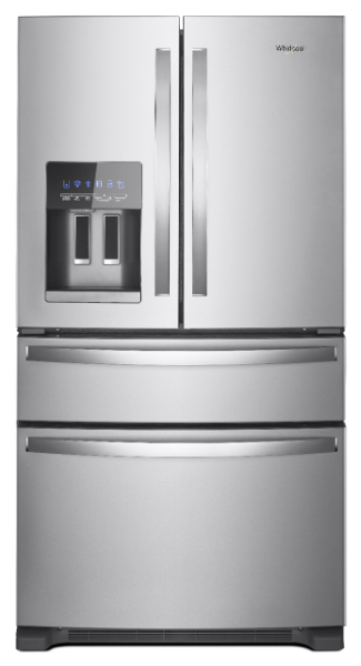 Whirlpool 36-Inch Wide French Door Bottom Mount Refrigerator - 25 cu. ft.-WRMF3636RZ