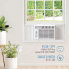 Keystone 12,000 BTU 230V Window/Wall Air Conditioner with 11,000 BTU Supplemental Heat Capability