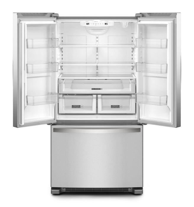 Whirlpool 36-Inch Wide Full-Depth French Door Bottom Mount Refrigerator - 25 cu. ft.