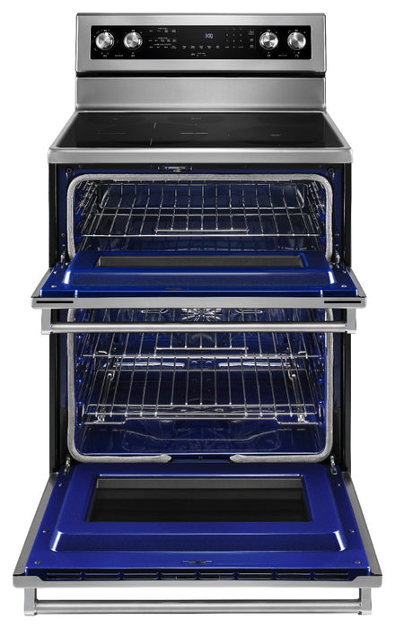 Kitchenaid 30-Inch 5 Burner Electric Double Oven Convection Range