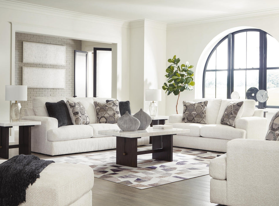 Karinne Sofa, Loveseat, Chair and Ottoman