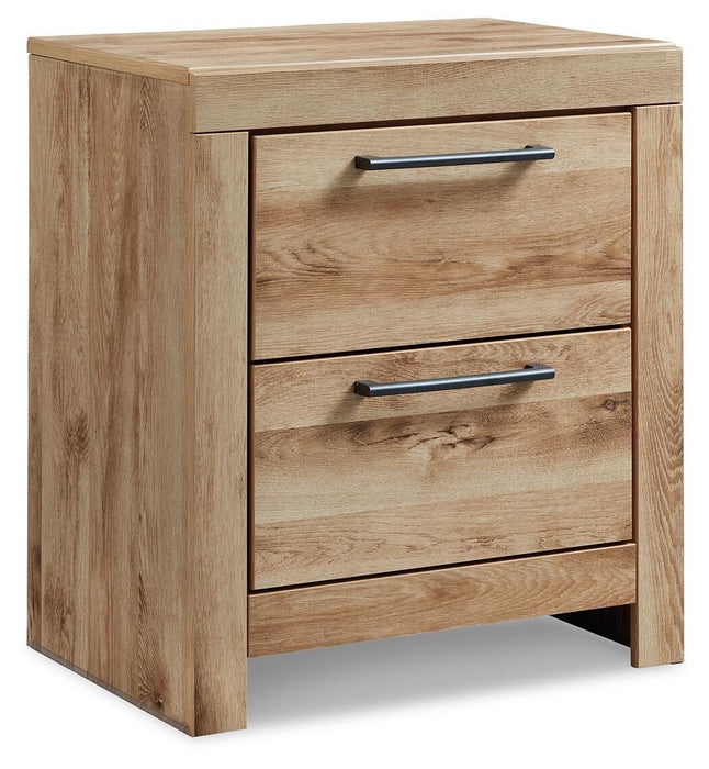 Hyanna Twin Panel Bed with 2 Side Storage, Dresser, Mirror, Chest and Nightstand