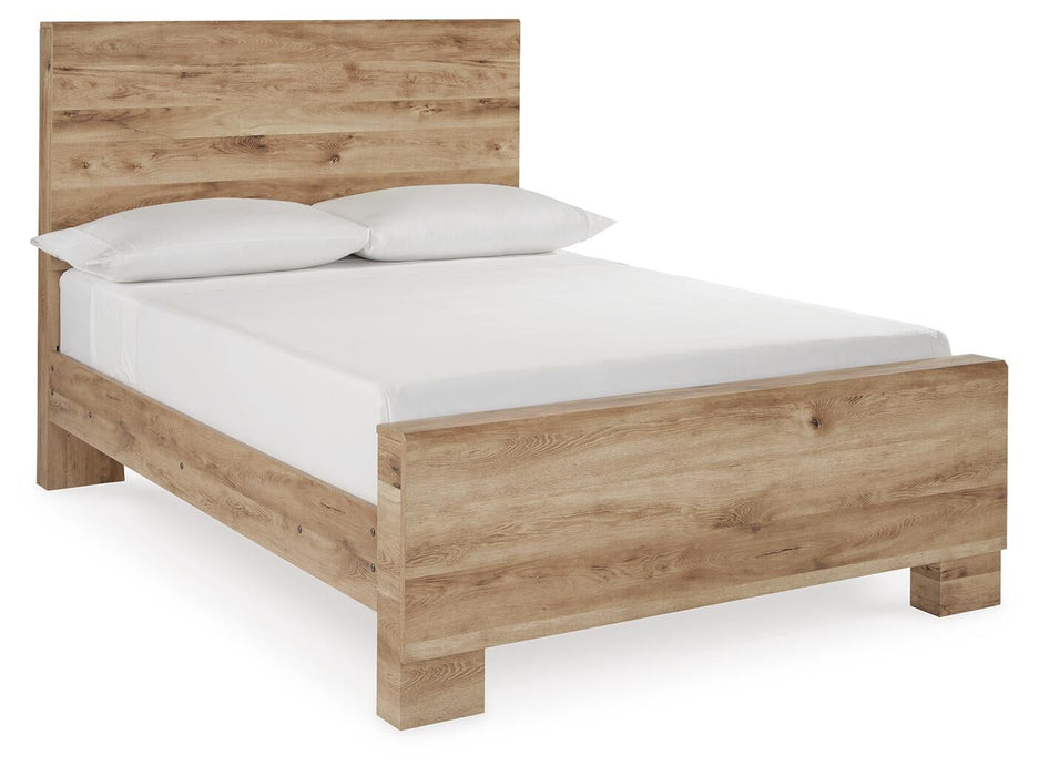 Hyanna Full Panel Bed, Dresser, Mirror, Chest and Nightstand