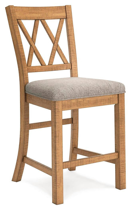 Havonplane Counter Height Dining Table and 10 Barstools