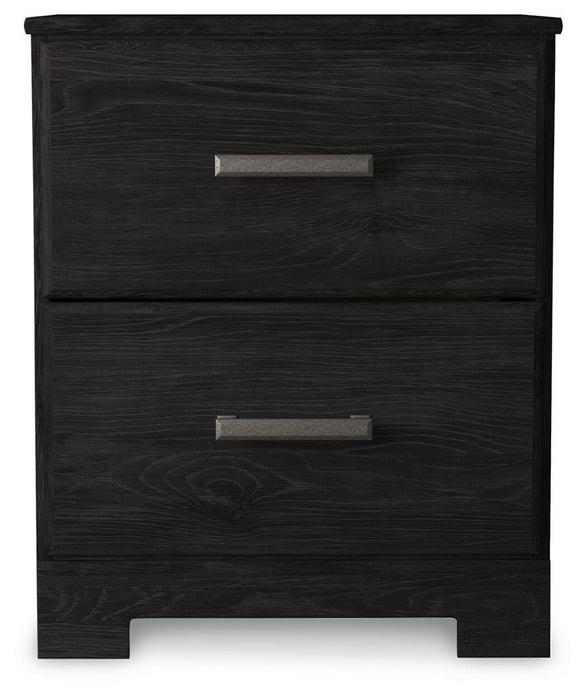 Belachime Queen Panel Bed with Mirrored Dresser, Chest and Nightstand