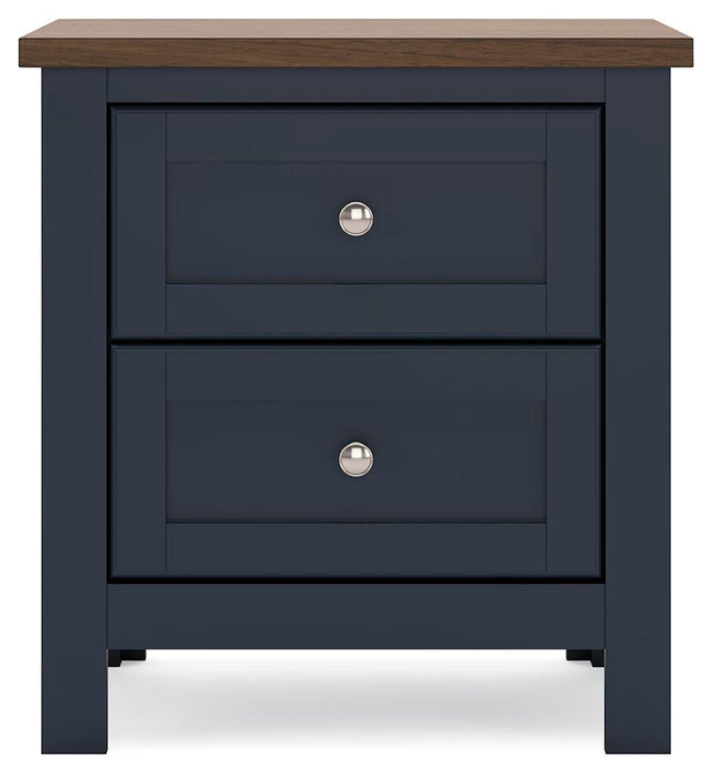 Landocken Queen Panel Bed, Dresser, Mirror, Chest and Nightstand