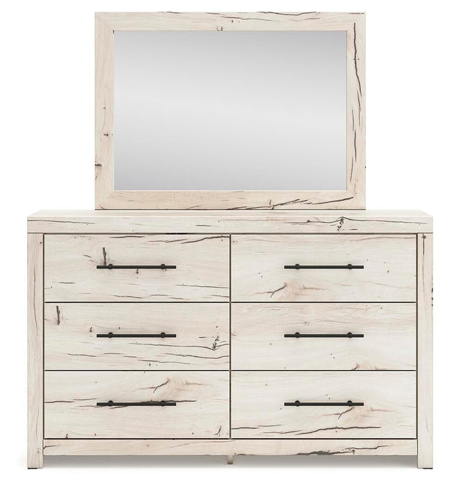 Lawroy Queen Panel Storage Bed, Dresser, Mirror and Nightstand