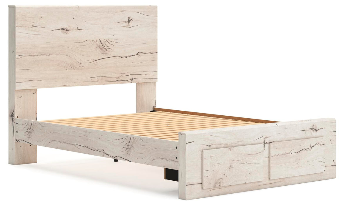 Lawroy Full Panel Storage Bed, Dresser and Mirror