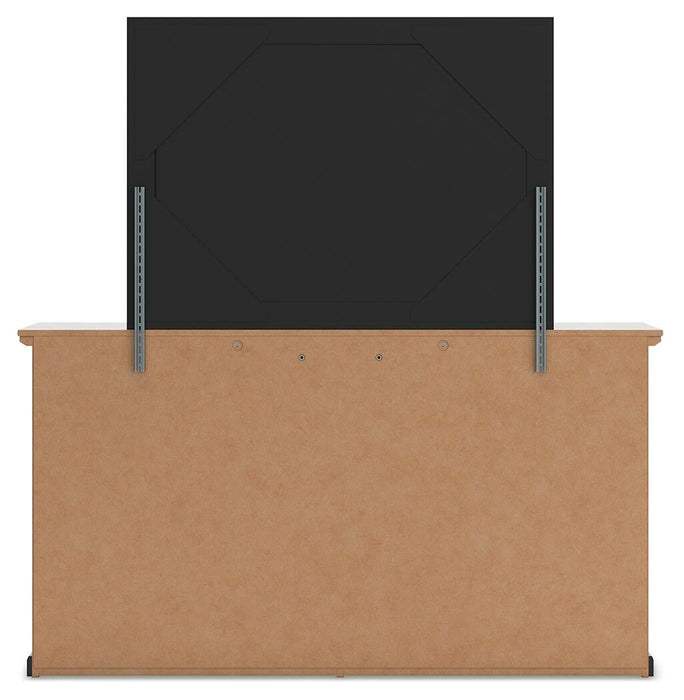 Maribel Full Panel Bed, Dresser and Mirror
