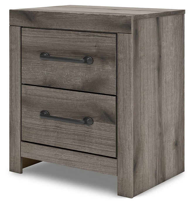Graystorm Queen Panel Bed, Dresser, Mirror, Chest and Nightstand