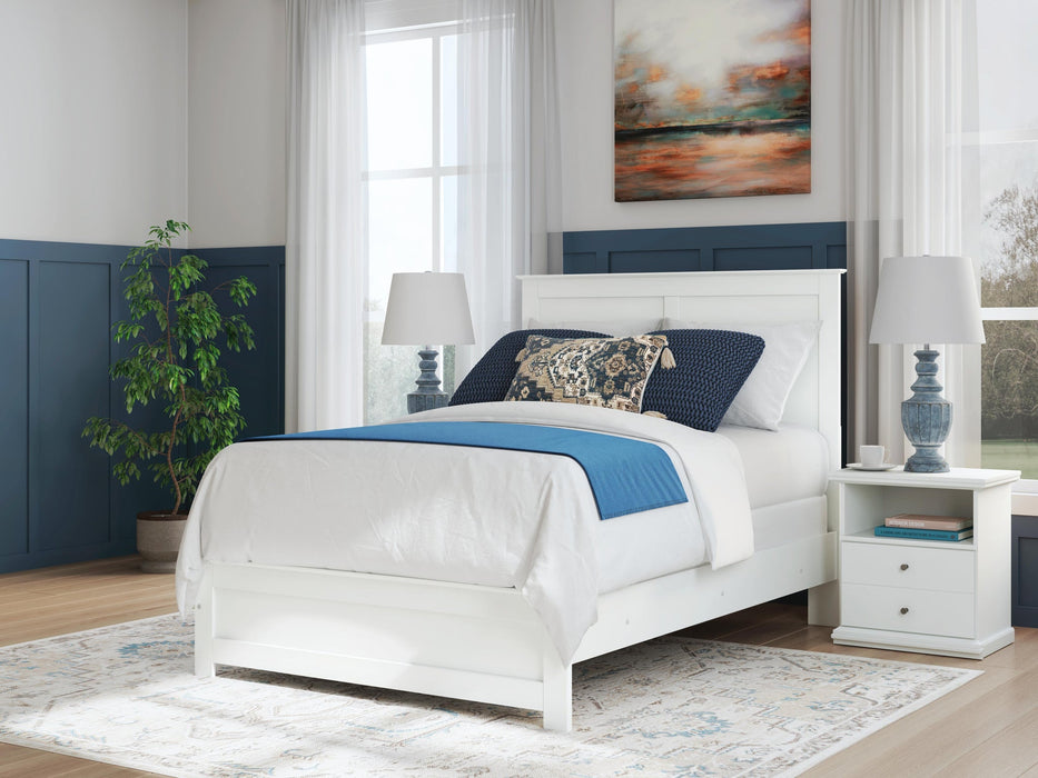 Bostwick Shoals Full Panel Bed, Dresser, Mirror, Chest and Nightstand