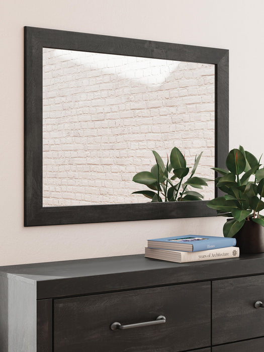 Hollivern Queen Panel Bed, Dresser, Mirror and Nightstand
