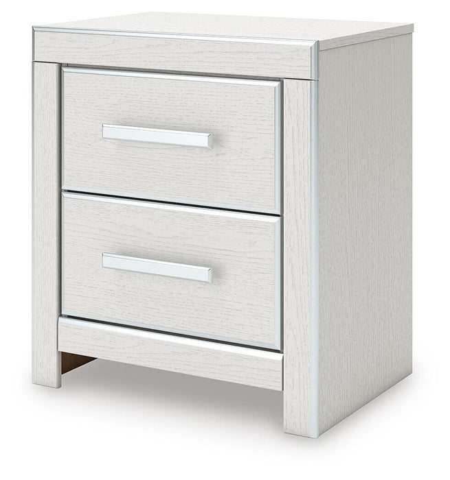 Zuraleus King Upholstered Panel Platform Storage Bed, Dresser, Mirror, Chest and Nightstand
