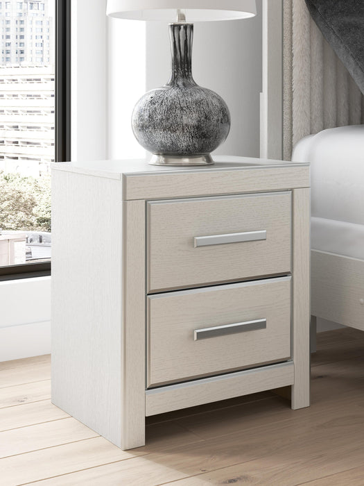 Zuraleus King Upholstered Panel Platform Storage Bed, Dresser, Mirror, Chest and Nightstand