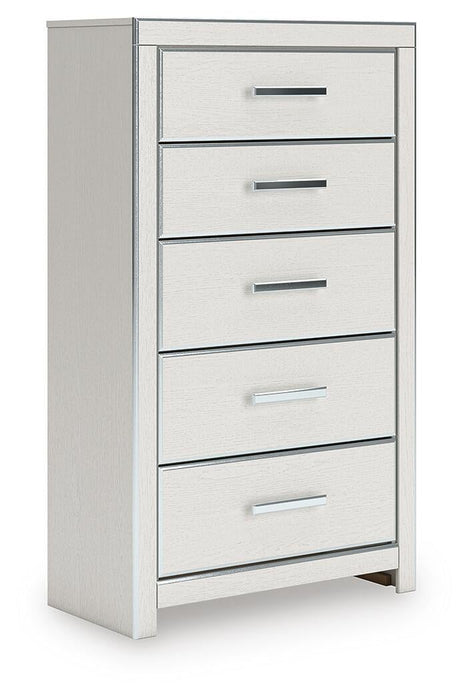 Zuraleus Queen Upholstered Bed, Dresser, Mirror, Chest and Nightstand