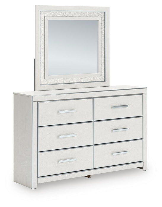 Zuraleus Queen Upholstered Bed, Dresser and Mirror