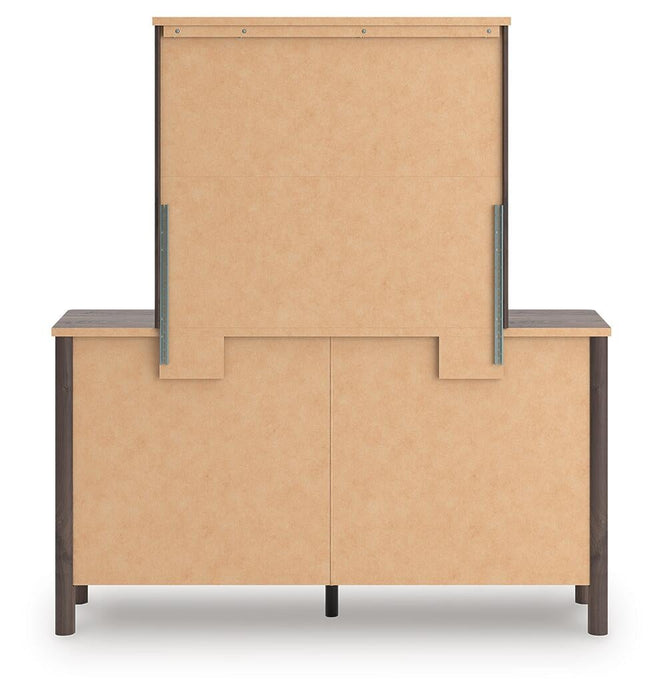 Pamytta King Panel Bed, Dresser and Mirror