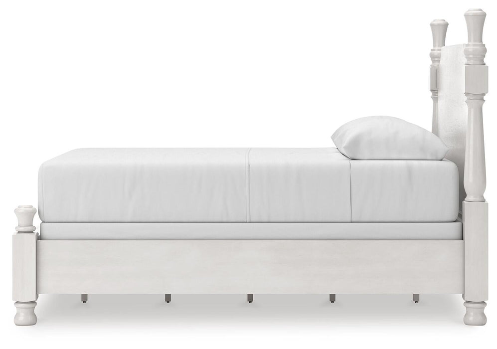 Rowlenstown Queen Poster Bed, Dresser and Mirror